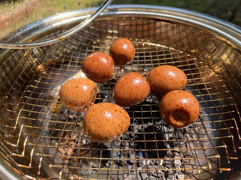 【おつまみレシピ】【キャンプ飯】うずらの卵の燻製｜簡単・手軽にキャンプ気分