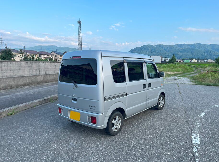 新たな愛車エブリイ後ろ姿