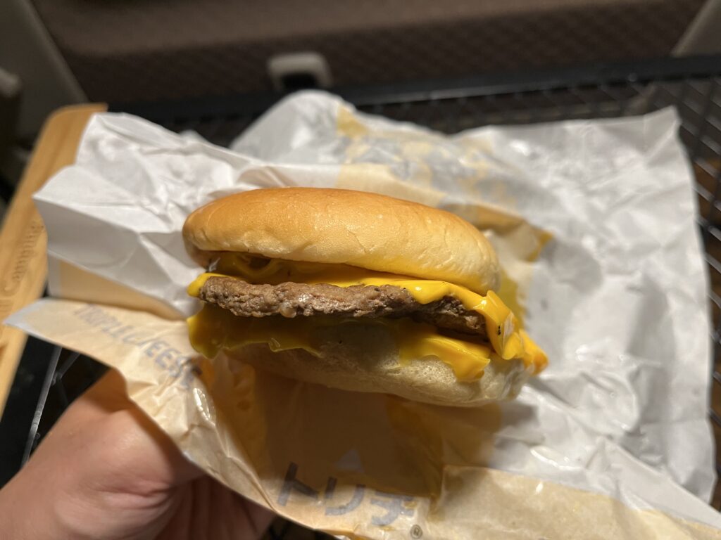 包みを開けたら中身がずれずれになっていたトリチの様子