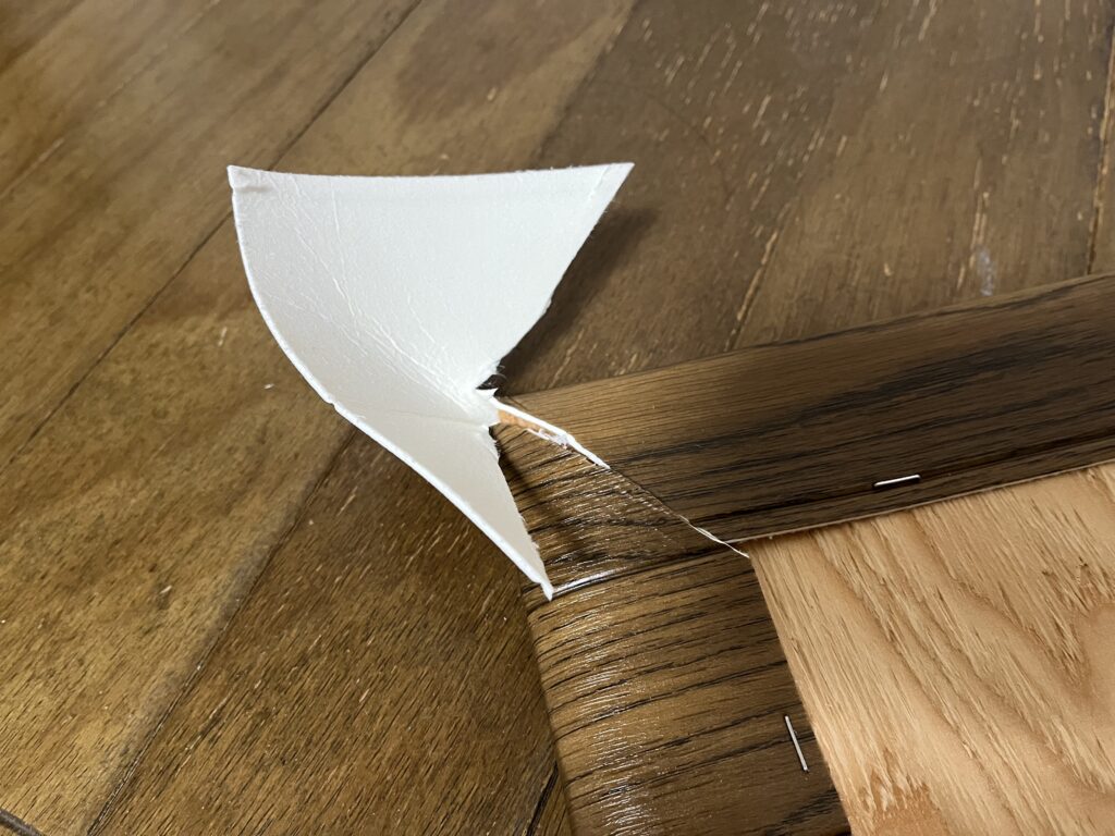 重なり部分をカットした様子