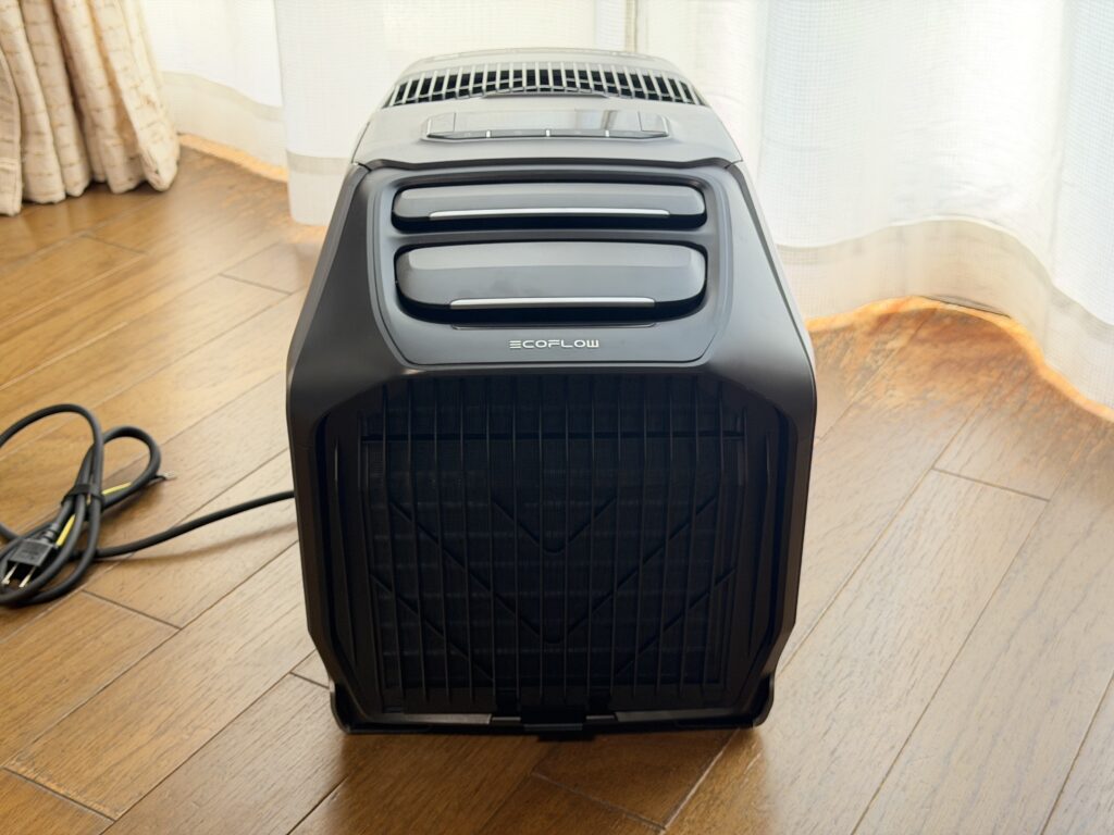 EcoFlow WAVE 3本体を正面から見た様子