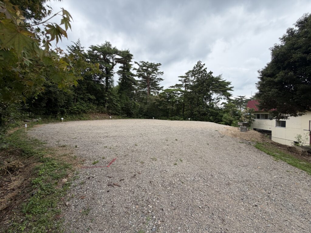 閑乗寺公園キャンプ場に新設された直火可能なソロキャンプ専用エリア